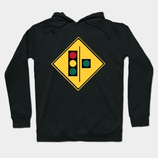 Traffic Lights with Continuous Green Hoodie